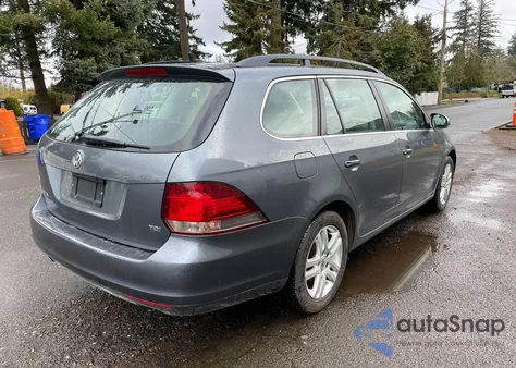 2011 Volkswagen Jetta Tdi из США, поврежденный, VIN 3VWPL7AJ4BM684764